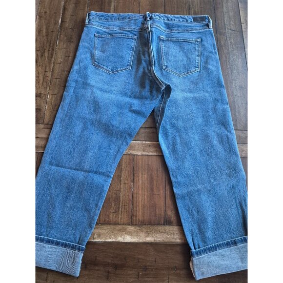 Dear John Blaire Cuffed High Rise Straight Jeans Size 32 - Picture 2 of 7